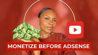 Get Paid on YouTube before Adsense  ( My First $500 on Youtube)