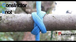 How to tie the constrictor knot