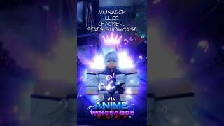 Monarch Lucy (Hacker) Stats Showcase | Roblox | Anime Vanguards #roblox #showcase
