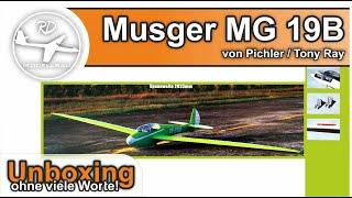 Musger MG-19B Steinadler von Pichler RC Modellbau - Tony Ray | Unboxing | Bausatz Segelflugmodell |