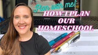 Homeschool Planning || Plan with me: First Week of School || Large Family Mom of 6