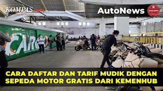 Cara Daftar dan Tarif Mudik dengan Sepeda Motor Gratis dari Kemenhub