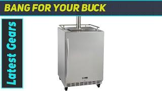 Kegco HK38SSC-2 Dual Tap Stainless Steel Kegerator: The Ultimate Commercial Beer Dispenser!