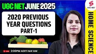 UGC NET Home Science Previous Question Papers(2020) #1 | UGC NET Home Science By Aditi Ma'am