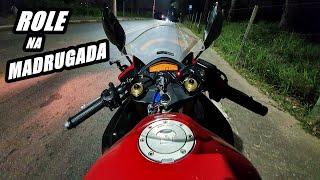 FUI ANDAR DE MOTO NA MADRUGADA ! OLHA NO QUE DEU !