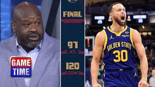 "Stephen Curry is the greatest PG in NBA!" - NAB Gametime reacts to Warriors destroy Hawks 120-97