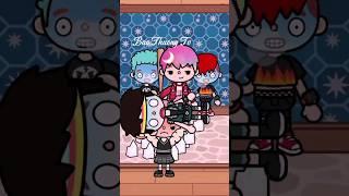 Strongest Girl and Diamond Hair BoyAre they the Perfect CouplePart2#tocaboca #tocastory #shorts