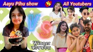 Aayu And Pihu Show vs All Youtubers Comparison #aayuandpihushow #pragativerma