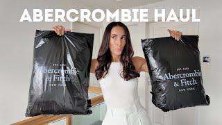 I SPENT £500 ON ABERCROMBIE & FITCH  A&F HAUL AND TRY ON WITH ME | SUMMER / AUTUMN FASHION TRENDS