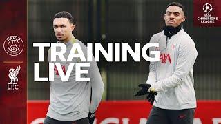 Live Training: PSG vs Liverpool | UEFA Champions League