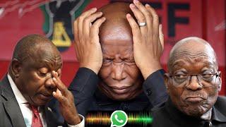 Watch Malema's Leaked Voice record Confessing he Warned Ramaphosa against Arresting Zuma July Unrest