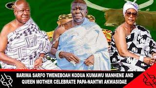 HOTL BARIMA SARFO TWENEBOAH KODUA, KUMAWU MANHENE AND QUEEN MOTHER CELEBRATE PAPA-NANTWI AKWASIDAE