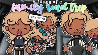 BIG FAMILY Road Trip  || NOT MINE|| Toca Boca TikTok Roleplay