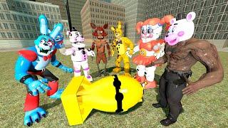 Which Animatronic Can Survive This Explosion FNAF COOP GMOD ► Garry's Mod