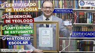 O Curso Bacharelado Livre em Teologia POR DENTRO  SEM MENSALIDADE ONLINE   Pr.  Lenilberto Miranda