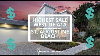 Highest Sale West of A1A! | Real Estate with The Newcomer Group