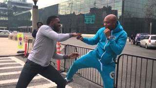 Jon Jones and Anderson Silva Sparring