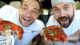 CHICAGO PEOPLE TRY DEEP DISH WEST COAST PIZZA!! with MY BEST FRIEND