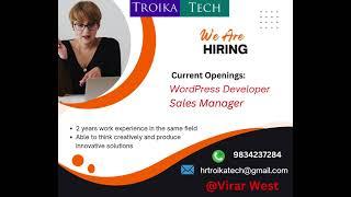 We are hiring in Troika Tech