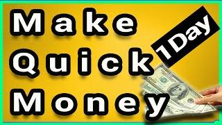 How To Make Quick Money In One Day Online With Affiliate Marketing (2019)