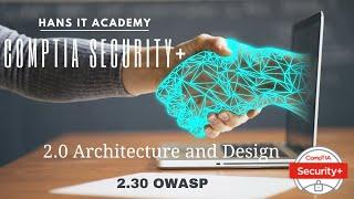 Domain 2.30: Open Web Application Security Project (OWASP)/Top10 - CompTIA Security+ SY0 601