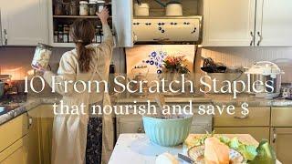 10 Essential Kitchen Staples You Should Make