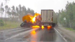 30 Shocking Road Moments Caught On Camera - Dangerous Fastest Excavator, Truck & Car Operator Fails