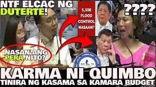 KARMA NI QUIMBO AGAD!  / BINIRA NG KASAMA SA CONGRESO AT FLOOD CONTROL NABUKING! NTF NG DUTERTE!