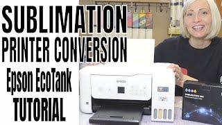 Sublimation Explained & How to Convert and Set Up a Sublimation Printer for Beginners