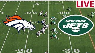 LIVE Denver Broncos VS New York Jets /NFL Season/NFL week 4/ Madden NFL/ ENVIVO