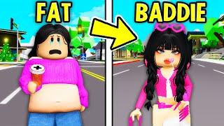 FAT to RICH BADDIE.. (Roblox Brookhaven RP)