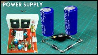 Power Supply For Heavy Bass Amplifier // Power Supply For Mono Amplifier Board // +12  -12  GND