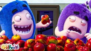 Apple Avalanche! | ODDBODS | Moonbug Kids - Art for Kids ️