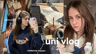 UNI VLOG  Midterms Prep, Lots of Studying, Going to Campus, Productive Uni Routine & Busy Days ˖°