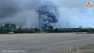 Update Waldbrand bei Falkenberg/Elster 25.07.2022 | Evakuierung von 700 Menschen