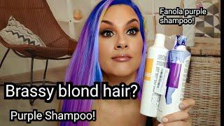 Fanola purple hair shampoo review!