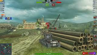 Wot blitz c озвучкой МАРМОКА Танк КРУШИТЕЛЬ #wotblitz #мармок #marmok #крушитель #танккрушитель