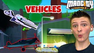 Every NEW VEHICLE in Mad City Chapter 2!!