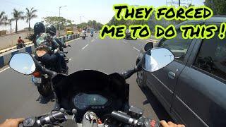 Avenger 220 vs Pulsar 220 | They Forced me to do this | Street race