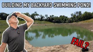 Building My Backyard Pond Build Has Been a DISASTER!