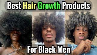 5 Hair Products For Fast Long Hair Growth for Black Men