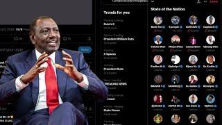 President Ruto faces nightmare as he answers tough questions from Kenyans on X space!!