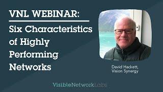 Six Characteristics of High-Performance Networks for Network Leadership Webinar