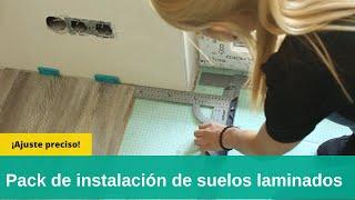 Pack de instalación de suelos laminados "ajuste" ¡todo en uno, para el suelo laminado!