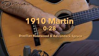 Dream Guitars - 1910 Martin 0-28, Brazilian Rosewood & Adirondack Spruce #guitardemo #vintageguitar