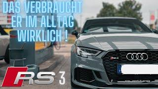 Kraftvoll und sparsam? Das Verbraucht der AUDI RS3 im Alltag WIRKLICH!  | AUDI RS3 8V POV