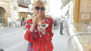 Anthea Turner at the Mistral Hotel Singles in Crete
