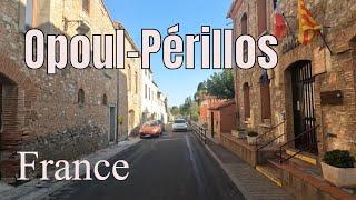 Opoul-Périllos 4K- Driving- French region