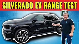 Chevrolet Silverado EV 70 MPH Highway Range Test