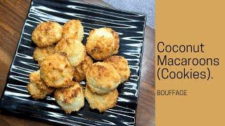 Coconut cookies | No electric beater | Easy coconut cookies recipes |Coconut macaroon without beater